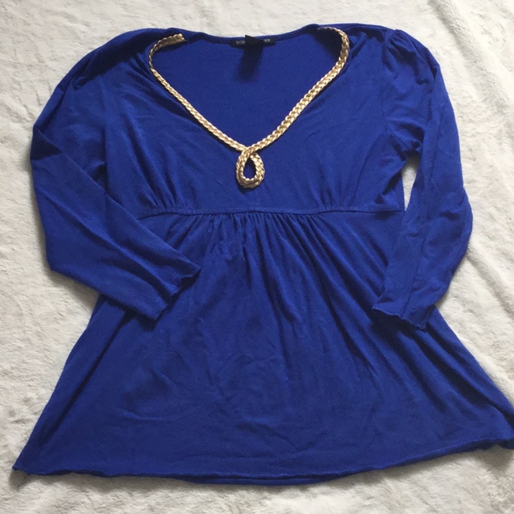 Boston proper royal blue blouse